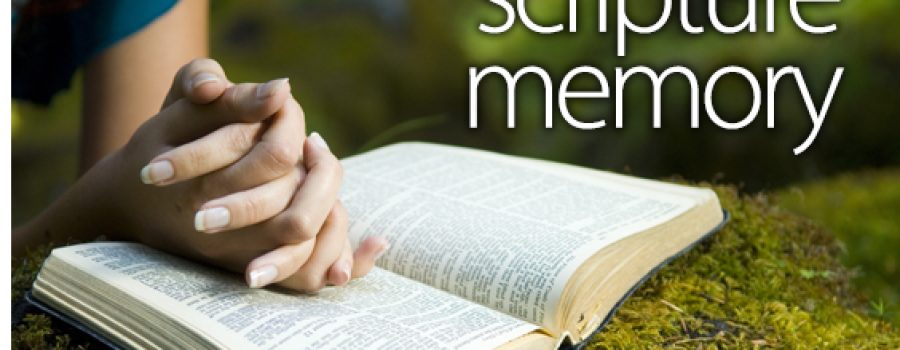 Why We Should Memorize Scripture.