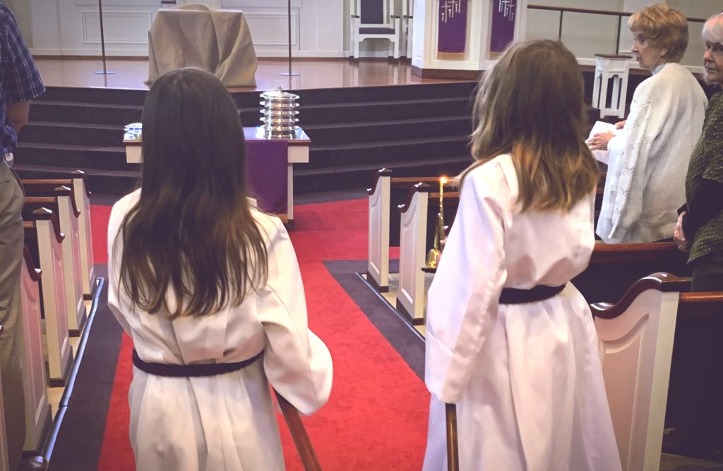 Acolytes: Bringing in the Light of Christ