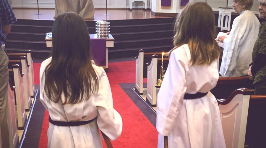 Acolytes: Bringing in the Light of Christ